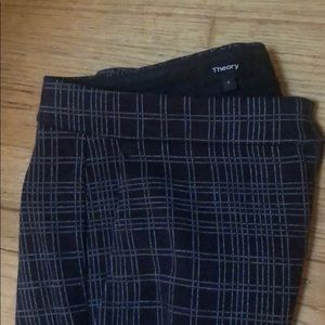 Theory plaid Testra pants